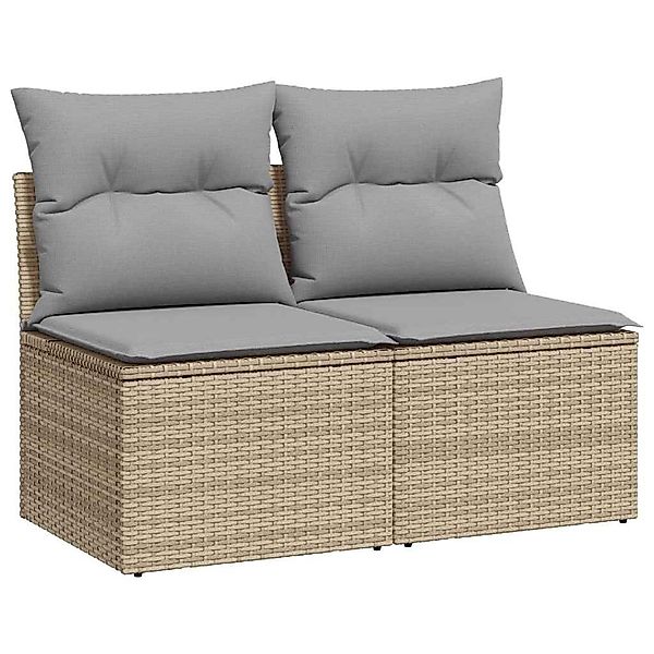 vidaXL Gartenlounge-Set 2-tlg. Garten-Sofagarnitur mit Kissen günstig online kaufen