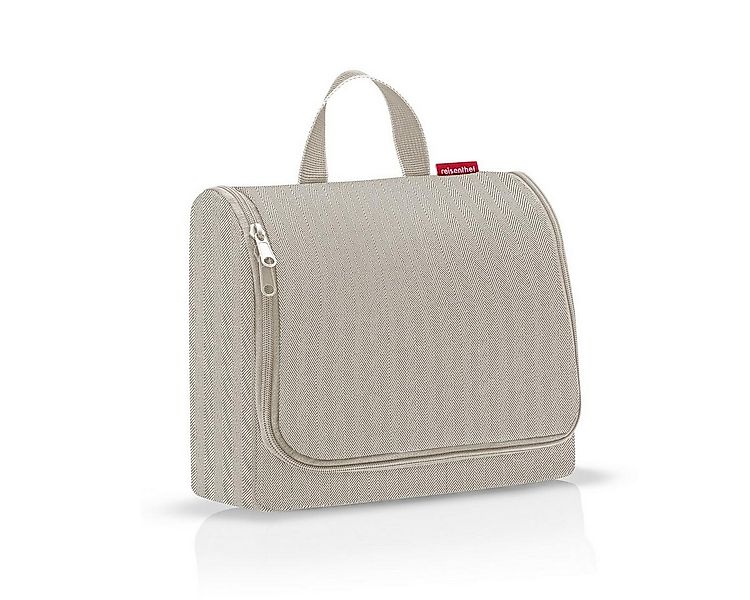 REISENTHEL® Kulturbeutel toiletbag XL herringbone sand, toiletbag XL günstig online kaufen