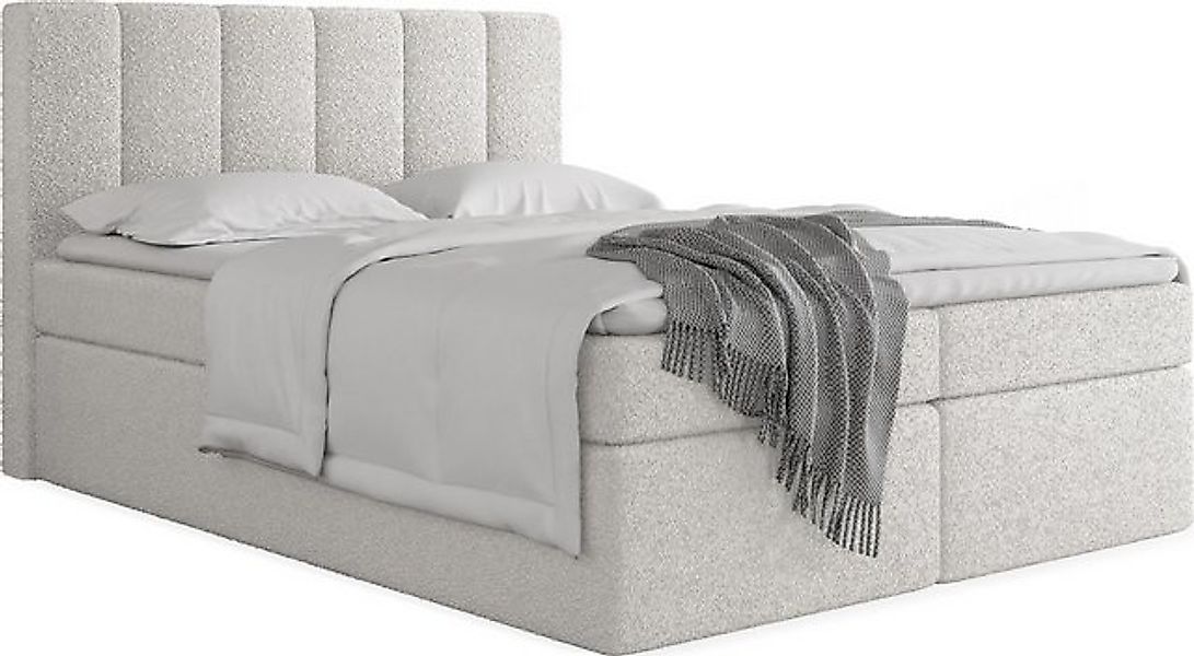 WFL GROUP Boxspringbett Amira (Bettkasten, H3 Multipocket-Matratze, H2 Visc günstig online kaufen