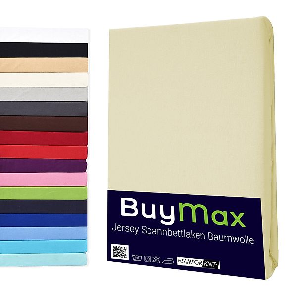 Buymax Spannbettlaken 2-er Set, Doppelpack, Bettlaken, günstig online kaufen