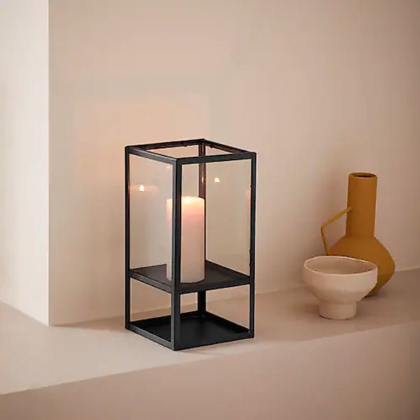 LeGer Home by Lena Gercke Windlicht »Zhara«, (1 St.), aus Metall und Glas günstig online kaufen