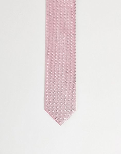 ASOS DESIGN – Schmale Krawatte in Staubrosa günstig online kaufen
