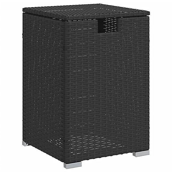 vidaXL Propan-Tank-Verstecktisch Schwarz 40x40x60 cm Poly Rattan 366294 günstig online kaufen