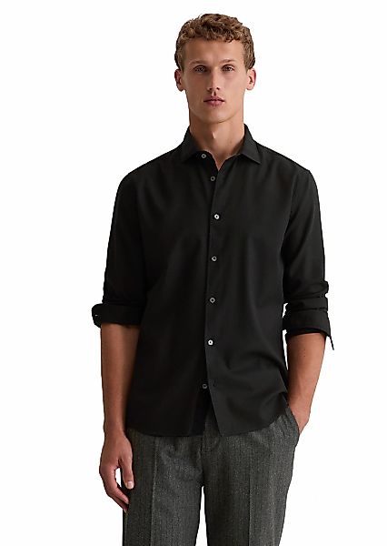 Marc OPolo Langarmhemd "aus Bio-Baumwoll-Twill" günstig online kaufen