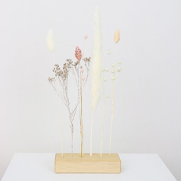 Trockenblume FlowerBar “FATA MORGANA”, Holzleiste mit günstig online kaufen