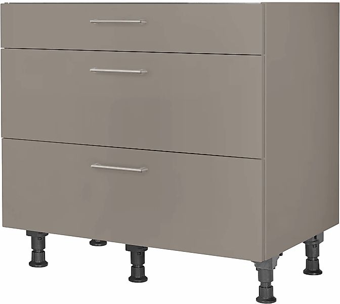 nobilia Kochfeldumbauschrank ""Laser", vormontiert, mit Schubkasten und Aus günstig online kaufen