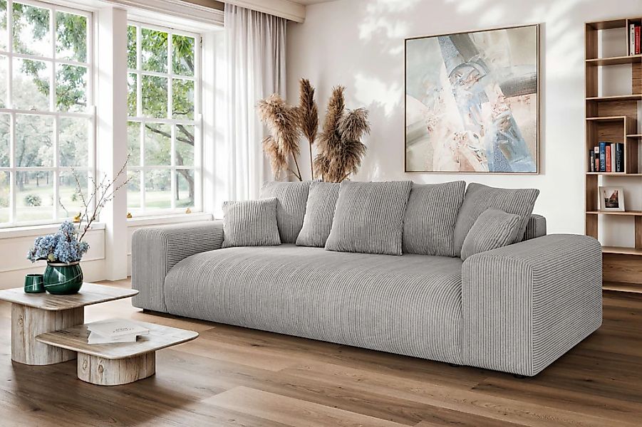 Home affaire Big-Sofa "LAKESIDE 3-Sitzer Schlafsofa mit Bettkasten, Breite günstig online kaufen