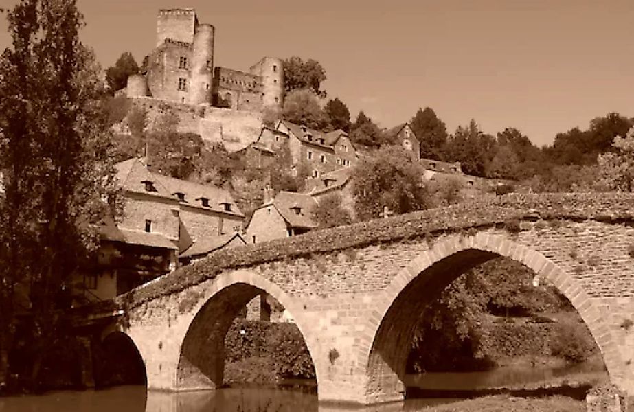 Papermoon Fototapete »SCHLOSS BURG PALAST SCHWARZ WEIß« günstig online kaufen