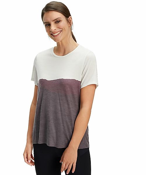 FALKE Damen T-Shirt Rundhals, M, Lila, Schurwolle, 37377-870403 günstig online kaufen
