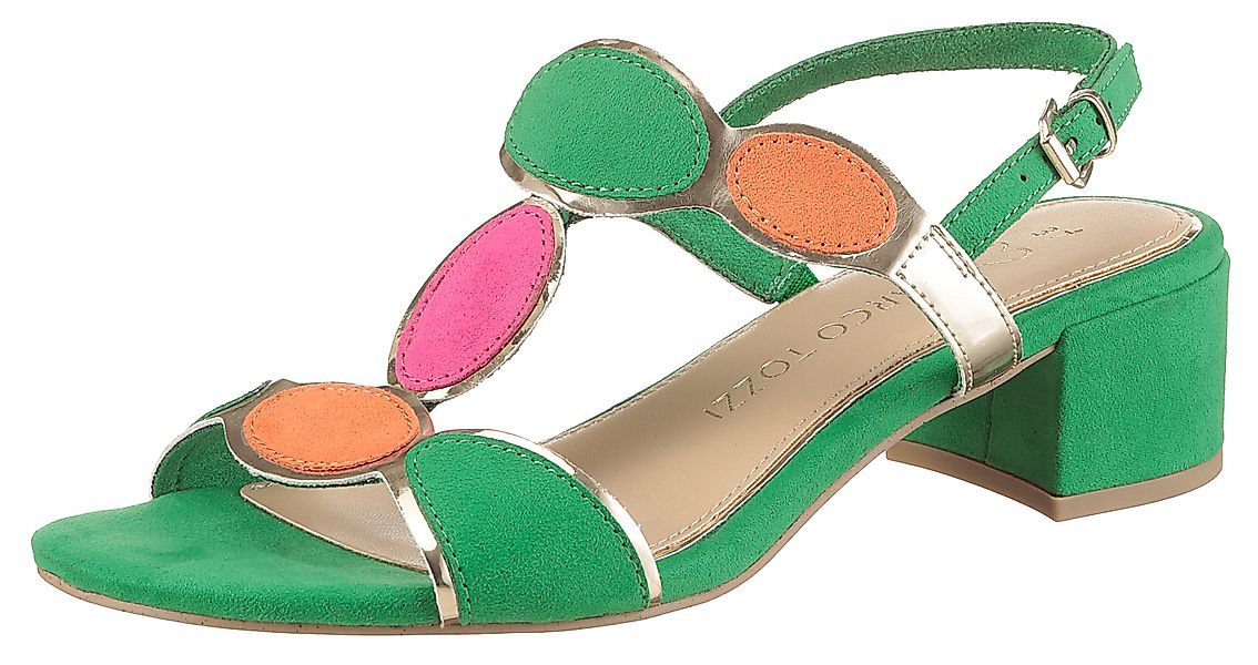 MARCO TOZZI Sandalette, Blockabsatz, Sommerschuh, Riemchensandale günstig online kaufen