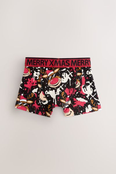 Next Trunk 3er-Pack Boxershorts mit Weihnachtsmotiven günstig online kaufen