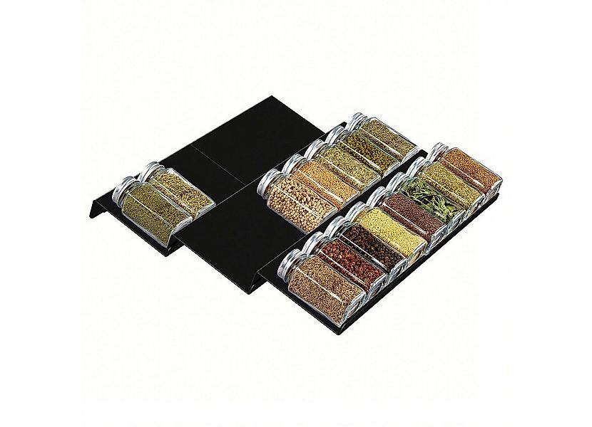 Lifewit Gewürzregal Gewürz Organizer Schublade, Abnehmbares Gewürzregal günstig online kaufen
