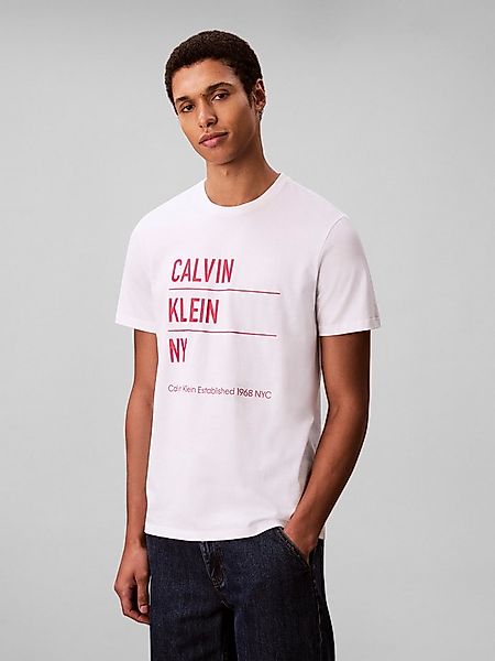 Calvin Klein Jeans T-Shirt SS 30S EU CALVIN KLEIN NY GRAPHI Mit Rundhalsaus günstig online kaufen