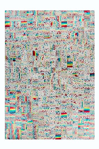 Kayoom Design-teppich Rocket 310 Elfenbein Multi 200cm X 290cm günstig online kaufen