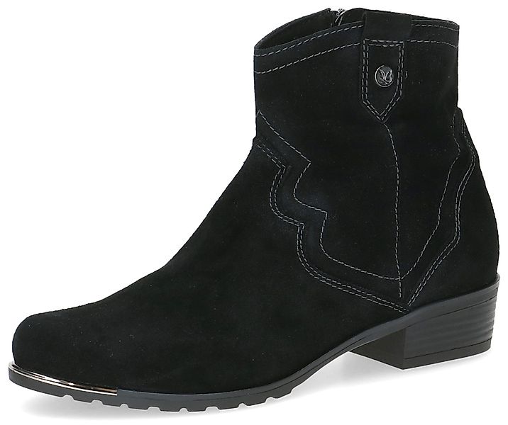 Caprice 9-25306-43 004 Black Suede Stiefelette günstig online kaufen