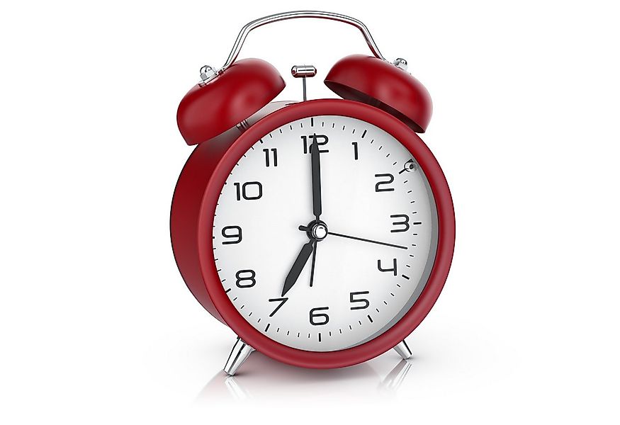 BEARWARE Wecker Analog, rund, mit Licht, Retro, lauter Glockenalarm für Tie günstig online kaufen