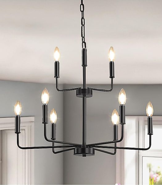 ZEUOPQ Deckenleuchten Kronleuchter Deckenlampe mit 8 günstig online kaufen