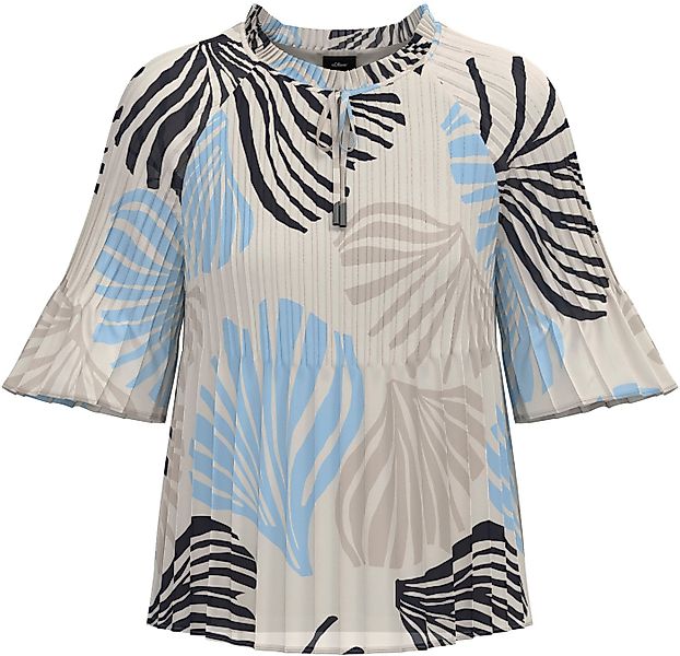 s.Oliver BLACK LABEL Plisseebluse leicht ausgestellte 3/4-Ärmel, mit Schlei günstig online kaufen