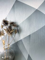 Newroom Vliestapete, Grau Tapete Modern Grafik günstig online kaufen