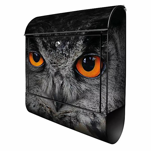 Banjado Design Briefkasten Schwarz Pulverbeschichtet, 39x47x14cm, 2 Schlüss günstig online kaufen