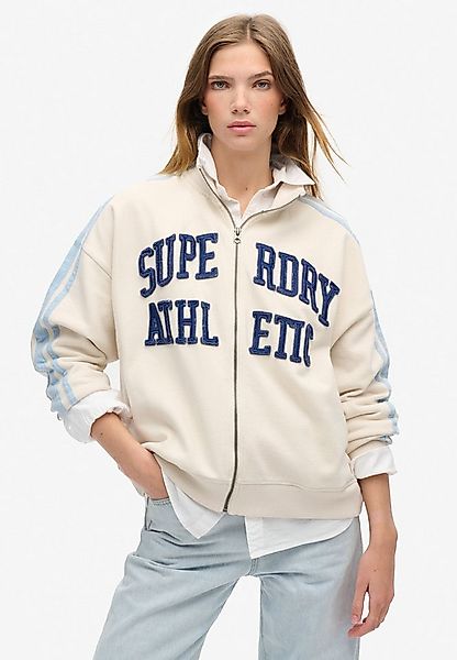 Superdry Sweatjacke ATHLETIC APPLQ LOOSE ZIP TRACK mit hochwertiger Front-A günstig online kaufen