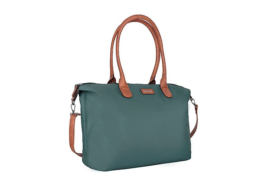 MUSTANG Shopper großer Damen Shopper Handtasche Umhängetasche "Limnos" grün günstig online kaufen