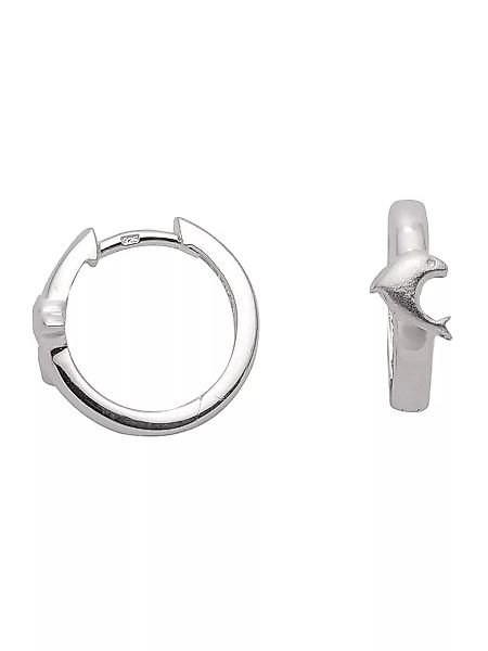 Adelia´s Paar Ohrhänger "925 Silber Ohrringe Creolen Delphin Ø 14,5 mm", Si günstig online kaufen