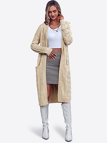 Imily Bela Cardigan Damen Langarm Strickjacke mit Kapuze (Packung, 1-tlg., günstig online kaufen