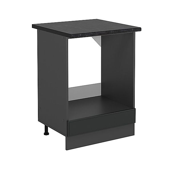 Vicco Herdumbauschrank R-Line, Anthrazit Landhaus/Anthrazit, 60 günstig online kaufen