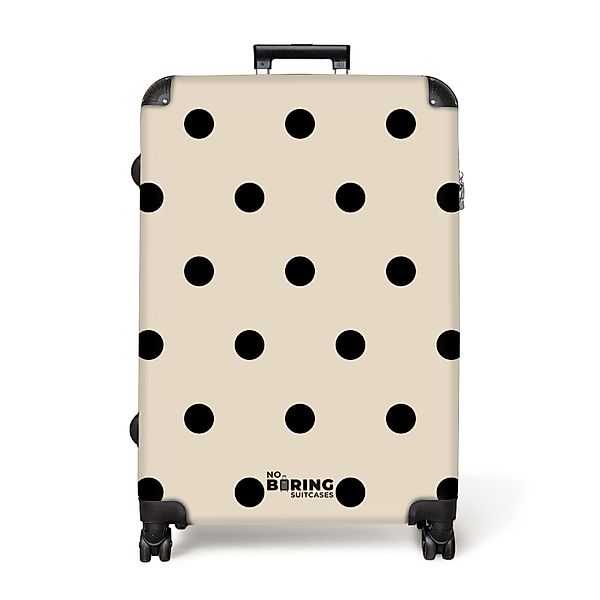 NoBoringSuitcases.com© Hartschalen-Trolley Beigefarbener Hintergrund mit sc günstig online kaufen