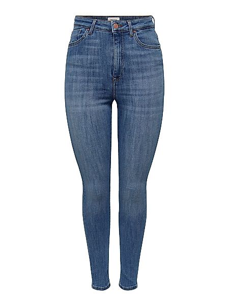 ONLY Onlpower Push-up Extra High Waist Jeans Damen Blau günstig online kaufen