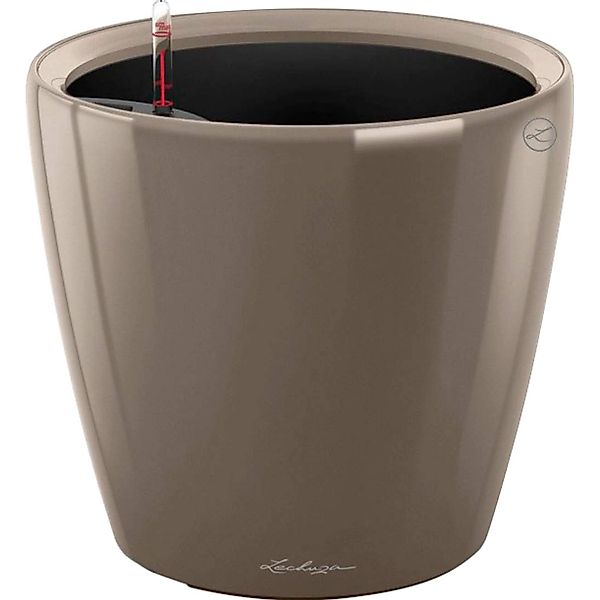Lechuza® Pflanzkübel Lechuza Pflanztopf Classico LS 21 taupe hochglanz günstig online kaufen