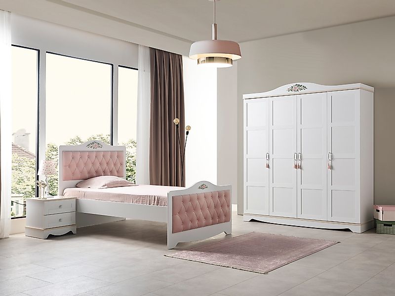 JulietHome Jugendzimmer-Set Princess, (Set, Kleiderschrank, Bett günstig online kaufen