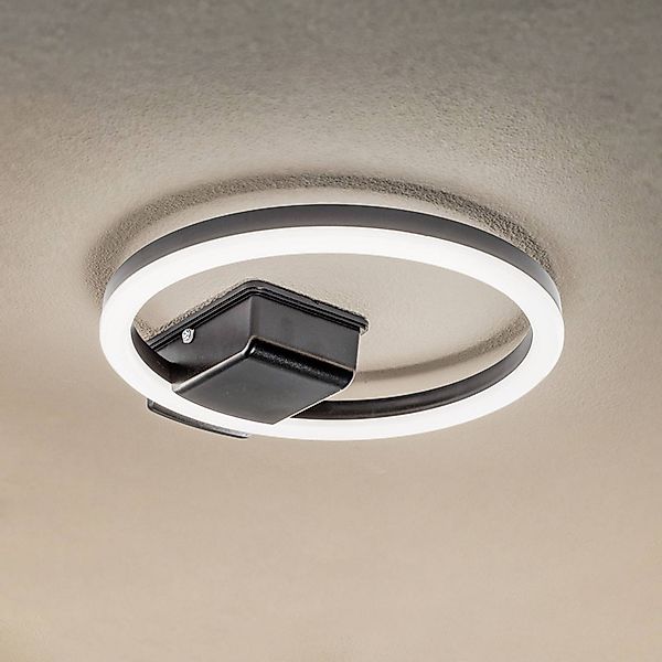 Lindby LED-Außendeckenleuchte Finian, Ø 31 cm, CCT, dimmbar günstig online kaufen