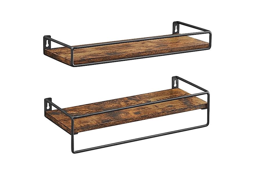 VASAGLE Wandregal, 2-tlg., Schweberegale, mit Stange günstig online kaufen