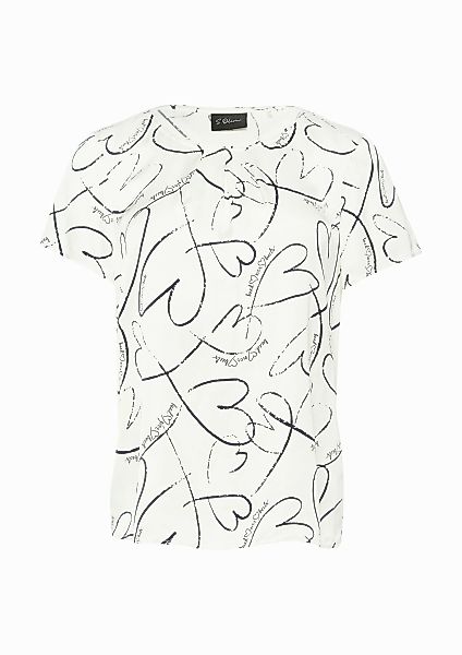s.Oliver BLACK LABEL Kurzarmbluse günstig online kaufen