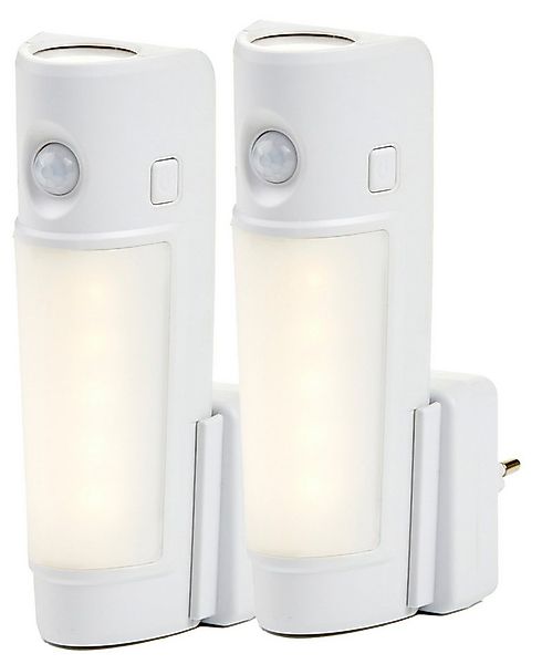 Northpoint LED Nachtlicht 2er-Set LED Steckdosen Nachtlicht Taschenlampe Be günstig online kaufen