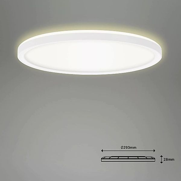 LED-Panel Slim RGBW Effekt Ø29,3cm weiß günstig online kaufen