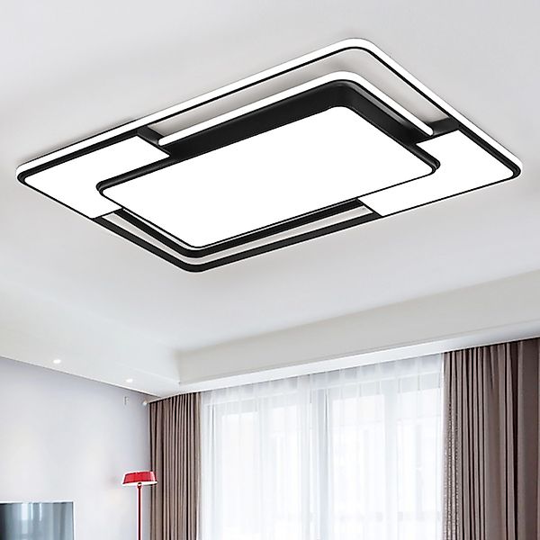 style home LED Deckenleuchte Deckenlampe Rechteckige günstig online kaufen