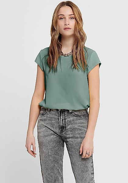 ONLY Kurzarmbluse ONLVIC S/S SOLID TOP günstig online kaufen