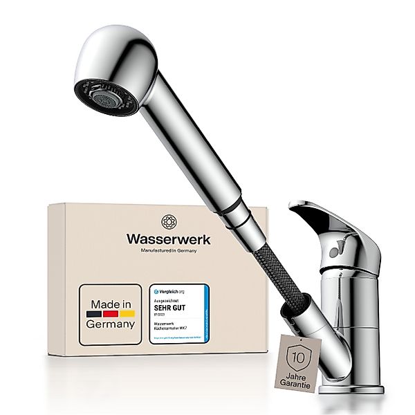 WASSERWERK Spültischarmatur »WK 7, Wasserhahn, Küche, Einhebelmischer« 90° günstig online kaufen
