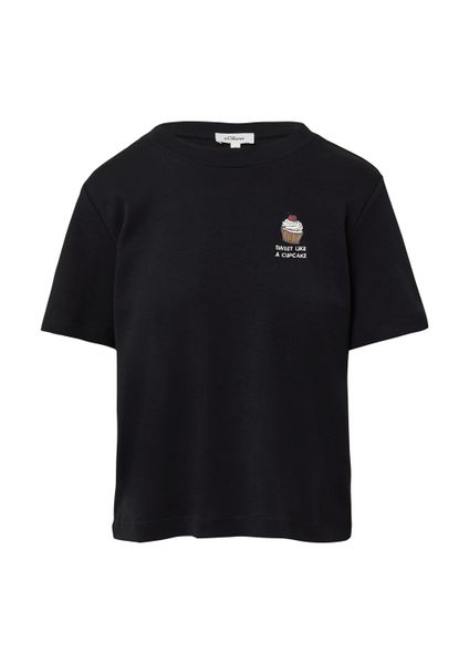 s.Oliver Kurzarmshirt T-Shirt T-Shirt aus Interlockjersey günstig online kaufen
