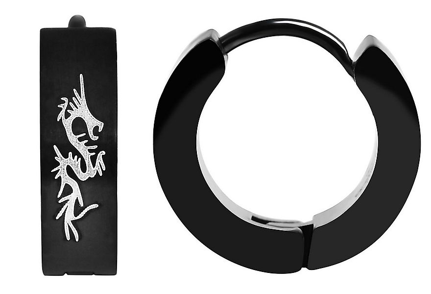 Raptor Ohrring-Set Dragan Creolen Ohrringe Edelstahl silber Damen wasserfes günstig online kaufen