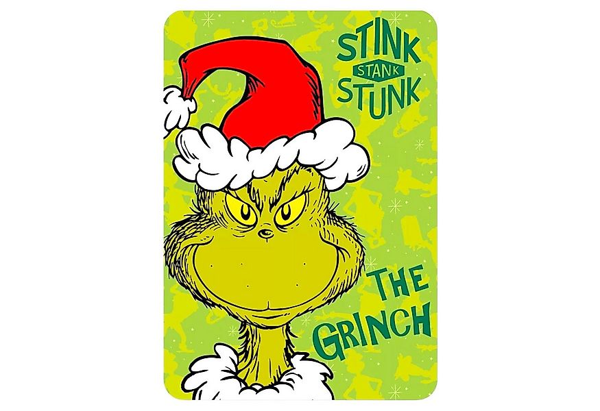 Kinderdecke Der Grinch, The Grinch, Fleecedecke weiche Kuscheldecke 140 x 1 günstig online kaufen