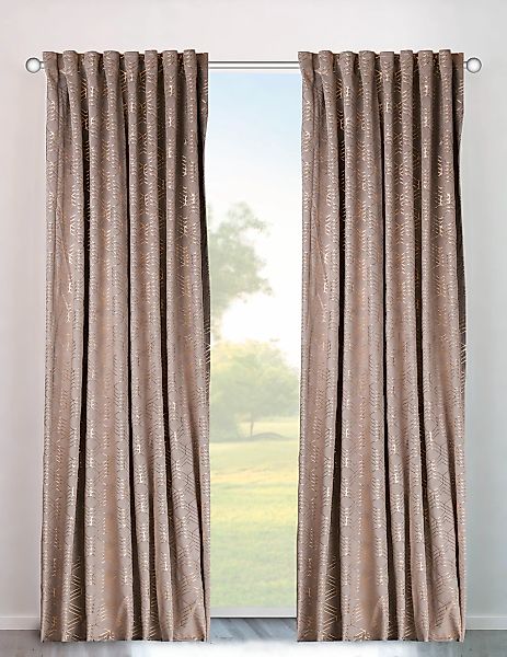 my home Vorhang "Velvet Foil" Multifunktionsband 2 Stk. tlg. Samt günstig online kaufen
