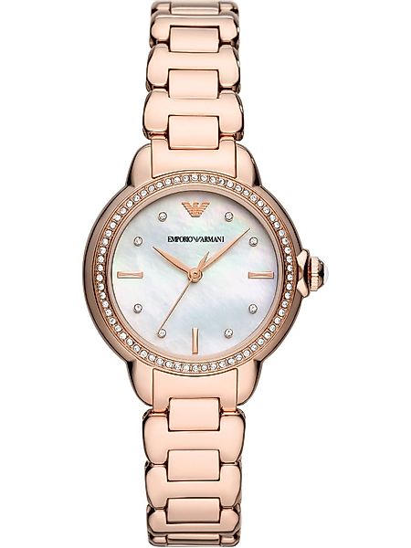 Emporio Armani Quarzuhr Emporio Armani Damen-Uhren günstig online kaufen