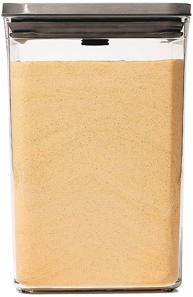 OXO SteeL Vorratsdose 1 Stk. tlg. GROSSES QUADRAT MITTEL - 4.2L günstig online kaufen