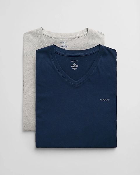 Gant Kurzarmshirt "V-NECK T-SHIRT 2-PACK", Mit V-Ausschnitt günstig online kaufen
