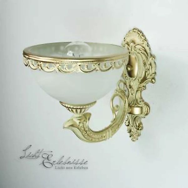 Wandlampe Jugendstil Glasschirm Ornamente dekorativ günstig online kaufen