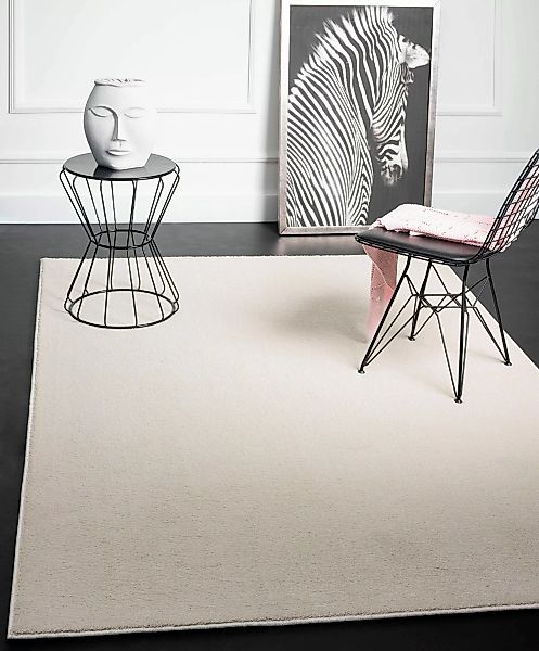 merinos Teppich »Montana«, rechteckig, 20 mm Höhe, Kurzflor, Uni-Farben, be günstig online kaufen